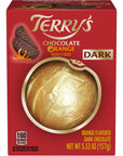 Terrys Chocolate Orange Dark Chocolate 553 oz  Stocking Stuffer and Party Favor  Break Apart Chocolate Ball with Real Orange Oil  Holiday Favorite