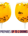 Easy Drinks Passion Fruit Cocktail Mixer Real fruit with seeds  Pack 5x 35 oz  Prepares up to 10 cocktails