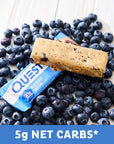 Quest Nutrition Blueberry Muffin Protein Bars, High Protein, Low Carb, Gluten Free, Keto Friendly, 12 Count