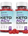 Justified Laboratories (2 Pack) Optimal Keto ACV Gummies 1000MG Vegan Non GMO with Pomegranate Juice Beet Root B12 120 Gummys