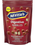 McVities Nibbles Milk Chocolate - 120 gm