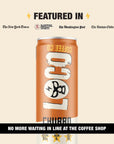 Loco Coffee Churro Oat Milk Latte Cold Brew Coffee Churro 11 Ounce Can 12 Count  Medium Roast 180mg Caffeine  Gluten Free and Dairy Free  Low Sugar Low Calorie Iced Coffee