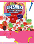 LifeSavers Hard Candy Assorted Individully Wrapped Bulk 18 Lbs 10 FLAVOR MEGA ASSORTMENT Watermelon Pineapple Cherry Apple Mango Fruit Punch Strawberry Raspberry Grape  Tangerine SameDay Shippers offers Free Pen