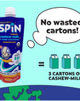 Wilderness Poets SPiN Organic Cashew Cream  Milk Concentrate Unsweetened  14 Servings  Make Cashew Cream or Milk  NonDairy Creamer for Coffee Tea Lattes Smoothies and Vegan Desserts 8 Ounce Squeeze Bag