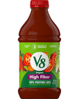 V8 High Fiber 100 Vegetable Juice 46 fl oz Bottle