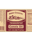 Amish Country Popcorn  216 oz Jars  Butter Flavored Canola Oil  Old Fashioned NonGMO and Gluten Free 216 oz Jars