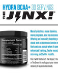 JNX SPORTS The Jinx! Hydra BCAA+ Post Workout Recovery Drink - Hydration with Electrolytes for Men & Women - 30 Serving, Blue Raspberry