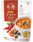 BONJUK Spicy Seafood  Vegetable Juk Rice Porridge  Ready to eat meal 300g Easy to prepare porridge pouch