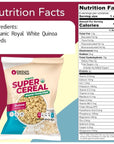 Awsum Snacks SUPERCEREAL 6oz Pack of 4  Quinoa puffs 1oz Pack of 10 Certified USDA Organic Vegan Gluten Free NonGMO Kosher  Grain Dairy Free Cereals  Healthy Snack  Cereal Puffed Quinoa