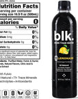 blk Natural Alkaline Mineral Water Electrolyte Infused with Fulvic and Amino Acids Zero Sugar Drink Lemonade Flavored 169 Ounce 500 mL Pack of 12