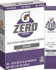 Gatorade Zero Thirst Quencher Powder Packets - 0.10 oz Individual Packets 40 Count