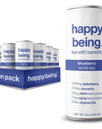 Happy Being Nutrient-Rich Blueberry White Tea – 12oz (16 Pack)