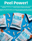 RIND Snacks | All Natural Coconut Crisps | Unsweetened | Dried Fruit Superfood | Snack Chips | Low Carbs | High Fiber | Keto | Gluten Free | Vegan | Paleo | Fruit Snacks | 1.4 oz | 12 Pack