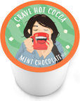 Crave Hot Chocolate Pods Compatible with 20 KCup Brewers Mint Chocolate 40 Count