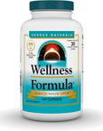 Source Naturals Wellness Formula Bio-Aligned Vitamins & Herbal Defense For Immune System Support - Dietary Supplement & Immunity Booster - 240 Capsules