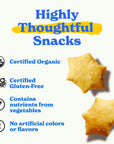 MadeGood Star Puffed Crackers Sea Salt 6 Bags 426oz Each Gluten Free Crackers