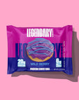 Legendary Foods High Protein  Berry Sweet Roll  20g Protein Bar Alternative Low Carb Sugar Free Gluten Free Keto Friendly Snack Bars Healthy Wild Berry Flavored Protein Breakfast Rolls 10pack