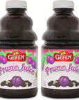 Gefen All Natural Prune Juice 32oz 2 Pack Not from Concentrate  Kosher Including Passover