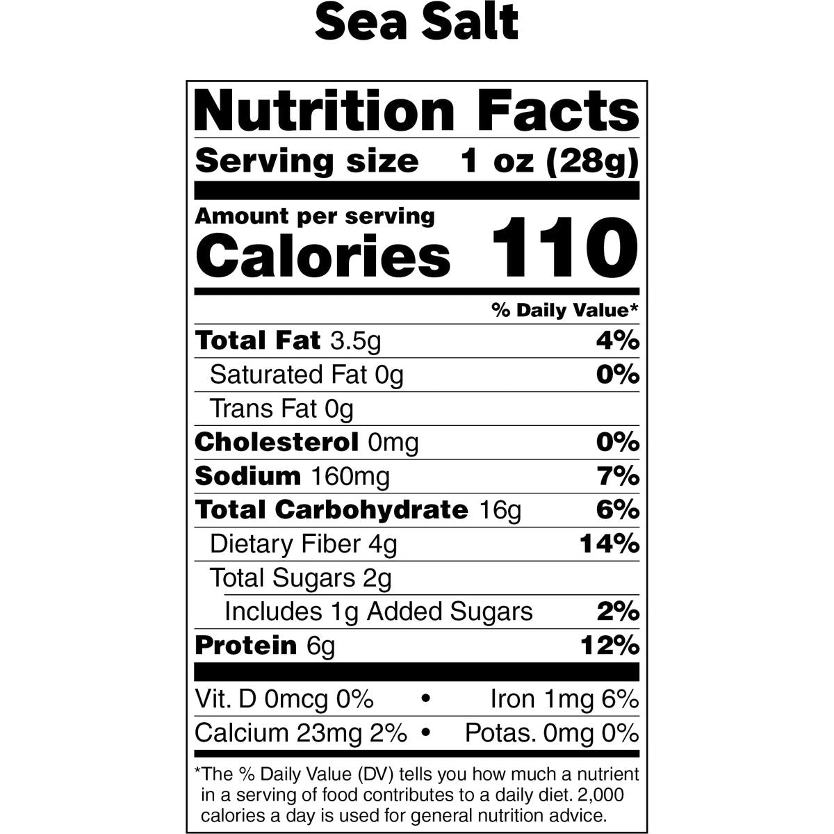 Enlightened Bada Bean Bada Boom  PlantBased Protein Gluten Free Vegan Crunchy Roasted Broad Fava Bean Snacks 100 Calories per Serving Sea Salt 1 oz Pack of 24