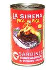 La Sirena Pica Pica Sardine 55 oz  Sardina Pack of 5