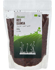 Down To Earth Organic Red Quinoa, High Protein Quinoa Seeds, 100% Original Quinoa with Natural Ingredients - 500 gms