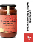 Delicious  Sons  Organic Tomato  Italian Olives Mediterranean Sauce 1870 oz Pack of 3  NonGMO  Glutenfree  Paleo and Keto  Vegetarian and Vegan  No Added Sugars