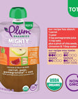 Plum Organics Mighty Veggie Blends Organic Baby Food Meals [12+ Months] Variety Pack 4 Ounce Pouch (Pack Of 18) Packaging May Vary