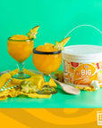 Master of Mixes Mango Daiquiri Margarita Mix Ready to Use 96 oz LowProfile BigBucket Individually Boxed in Ecommerce Protective Packaging