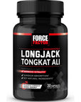 FORCE FACTOR Longjack Tongkat Ali 500mg for Men, Longjack Extract to Support Male Vitality and Improve Drive, Longjack Capsules with BioPerine Black Pepper Extract, 30 Capsules