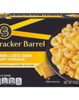 Macaroni and Cheese by Cracker Barrel in 3 Variety Packs  Sharp Cheddar Cheddar Havarti and Sharp White Cheddar Flavor An Instant Mac and Cheese Dinner Meal for the Whole Family Pantry Staples in 14 Oz Box Each