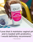 OLLY Happy Hoo-Ha Capsules, Probiotic for Women, Vaginal Health and pH Balance, 10 Billion CFU, Gluten Free - 25 Count