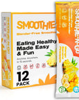 SmoothieNGo BlenderFree Smoothie Mix Powder 12 SingleServe Packets AllNatural Drink Mix Smooth Rich Flavors Natural Fruits and Vegetables Mango Banana Pineapple