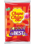 Chupa Chups Best Of Lollipops Bag, Iconic Classic - 120 Pieces