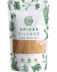 SPICES VILLAGE Orange Peel Powder [4 oz] - Fresh Dried Orange