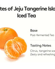 OSULLOC Jeju Tangerine Island Iced tea Tangy Jeju Tangerine Flavored 20 Tea bags Naturally Sweet Cold Tea