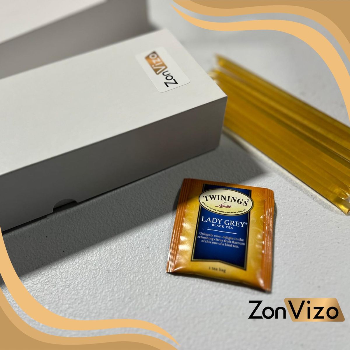 Zonvizo Wellness Tea Bundle 48 Packs with 6 Unique Flavors  10 Honey Sticks  Energy Immunity  Glow Tea Variety Pack Enriched with Vitamins  Probiotics