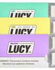 Lucy Nicotine Gum 2mg 30 Count Sample Pack  Discreet Take OnTheGo  Contains Berry Citrus Mango Mint Flavors