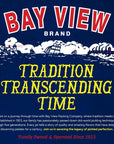 Bay View Smoked Pickled Polish Sausage No MSG Gluten Free No Soy 0g Sugar 9g Protein Hardwood Smoked Mouthwatering Pickled Snack 8oz Mild