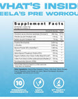 XEELA Organic Pre Workout Powder: Clean Preworkout for Men & Women