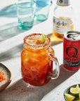 Q Mixers Bloody Mary Premium Cocktail Mixer Made with Real Ingredients 75oz Cans  5 PACK