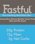 Fastful High Protein Bar for Intermittent Fasting, Pre-Fasting Nutrition - Chocolate Brownie