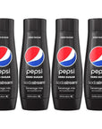 SodaStreamÂ® PepsiÂ® Zero Sugar Beverage Mix - 14.9 Fl Oz(Pack of 4)