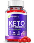 Retro Fit Keto Gummies, Retro Fit Keto ACV Gummies - 60 Gummies