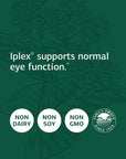 Standard Process Iplex - Whole Food Vascular Supplement, Eye Health and Eye Support with Shiitake Mushroom, Phosphoric Acid, Rice Bran, Organic Carrot, Arrowroot Flour, Alfalfa - 150 Capsules