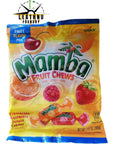 MAMBA FRUIT CHEWS  TROPICS Assorted Candy  Chewy candy that is Full of Great Flavors Individually Wrapped and Fresh 352oz Bags  4 packaged by Leathnu Foundry