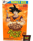 Puffs X Dragon Ball Z Limited Editon Cereal by Munchie Box Curations 1 Family Size 197 Oz GOKU