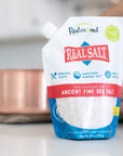 REDMOND Real Sea Salt - Natural Unrefined Gluten Free Fine, 26 Ounce Pouch (1 Pack)