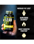 Lean-XT Caffeine Free Fat Burner - Non Stim Weight Loss Supplement, Appetite Suppressant, & Metabolism Booster with Acetyl L-Carnitine, Green Tea Extract, & Forskolin - 60 Natural Diet Pills