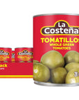 La Costeña Green Tomatillos  Packed in Water  28 Ounce Can Pack of 12