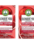 Dr Tea Slender You Tea with Senna  Pomegranate Flavor  20 Tea Bags